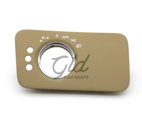 Moldura Comutador de Luzes Bege Mercedes-Benz W219 CLS 2007-2009