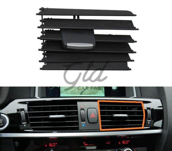 KIT Reparação Grelhas Ventilação Centrais BMW X3 X4 F25 F26 2011-2018 - Image 4