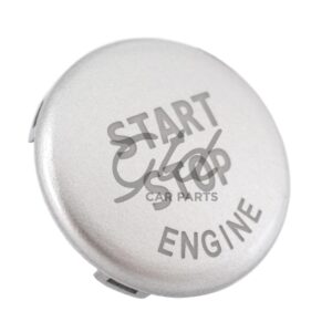 Botão Start Stop Cinza Prata BMW Série 1/3/5/X1 X3 X6 E82 E87 E90 E91 2004-2015