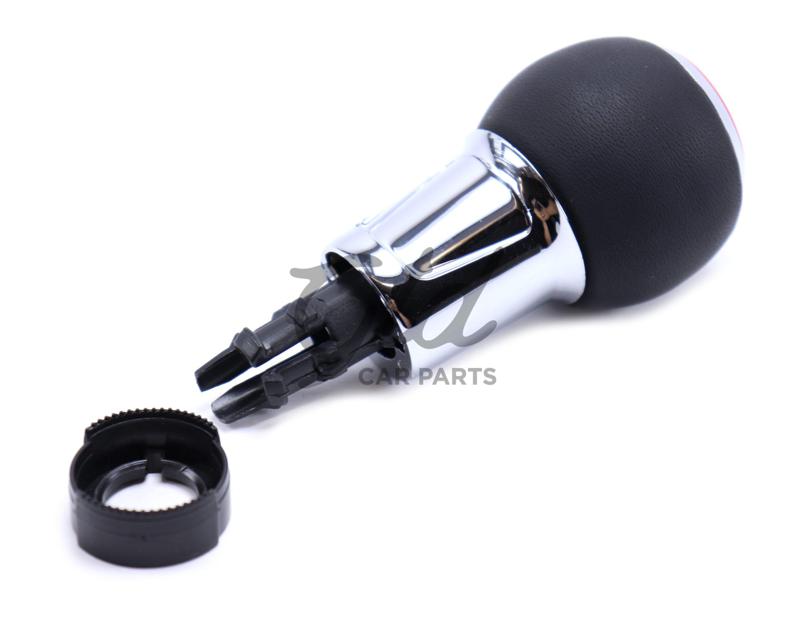 Alavanca Velocidades Audi A3 8P 2003-2013 5 velocidades Rebordo Vermelho - Image 3