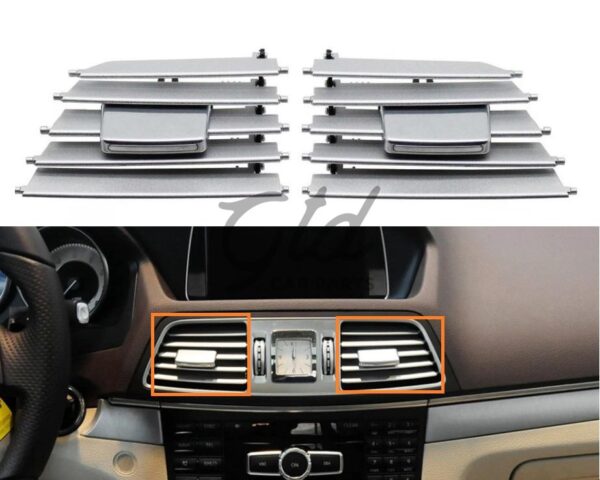 KIT Reparação Grelhas Ventilação Frontais Centrais Mercedes-Benz Classe E W207 2013-2016