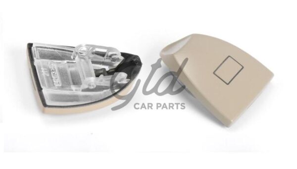 Botão Teto de Abrir Bege Mercedes-Benz Classe E CLS W211 W219 2003-2008 - Image 3