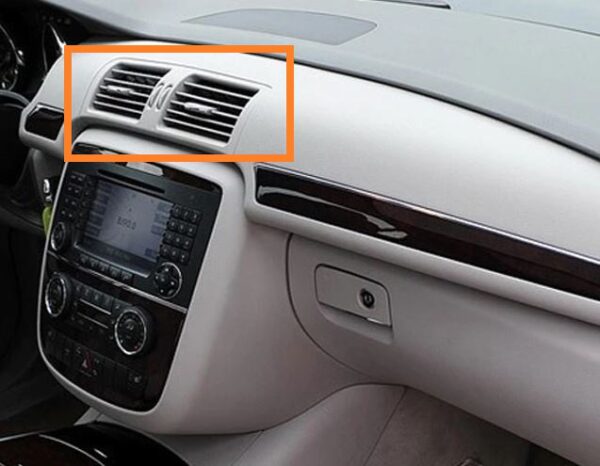 Grelha Ventilação Central Frontal Cinza Mercedes-Benz Classe R W251 2006-2009 - Image 2