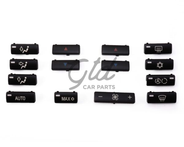 Pack 14 Botões Módulo Ar Condicionado Frontal BMW Série 5 X5 E39 E53 1996-2006 - Image 2