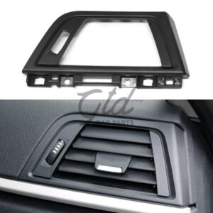 Moldura Ventilação Frontal Direita Preto Matte BMW Série 3 F30 F31 2012-2018
