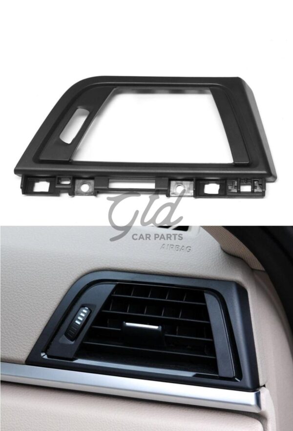 Moldura Ventilação Frontal Direita Preto Brilhante BMW Série 3 F30 F31 2012-2018