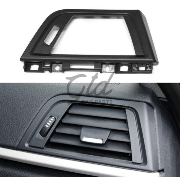 Moldura Ventilação Frontal Direita Preto Matte BMW Série 3 F30 F31 2012-2018
