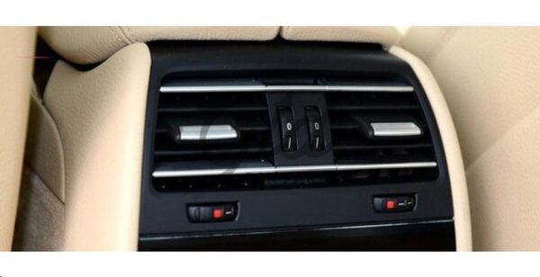 Grelha Ventilação Central Traseira Cromada BMW Série 7 F01 F02 2009-2016 Versão 1 - Image 3