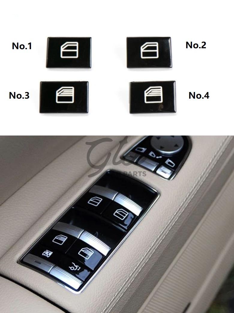 Botões P/ Comutador de Vidros Condutor Mercedes-Benz Classe S W221 2009-2013