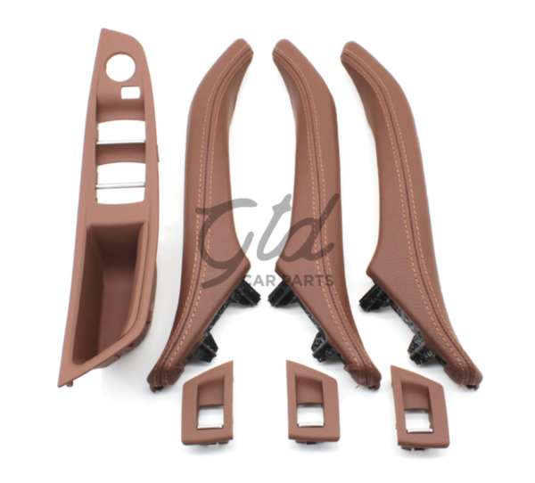 KIT Puxadores Castanhos BMW Série 5 F10 F11 F18 2010-2017 S/ Esp. Rebatível