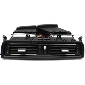 Ventilação Central Preta C/ Cromado BMW Série 5 F10 F11 F18 2010-2017