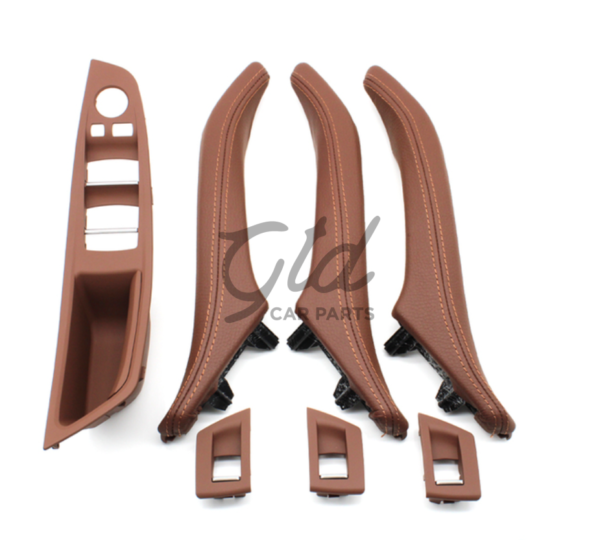 KIT Puxadores Castanhos BMW Série 5 F10 F11 F18 2010-2017 C/ Esp. Rebatível