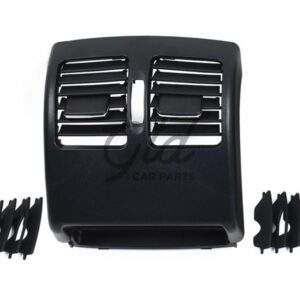 Ventilação Central Traseira Preta Mercedes-Benz Classe C E W204 W207 2007-2016 Versão 1