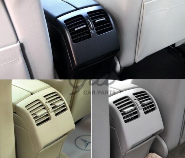 Ventilação Central Traseira Bege Mercedes-Benz Classe C E W204 W207 2007-2016 Versão 2 - Image 4