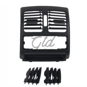 Ventilação Central Traseira Preta Mercedes-Benz Classe C E W204 W207 2007-2016 Versão 2