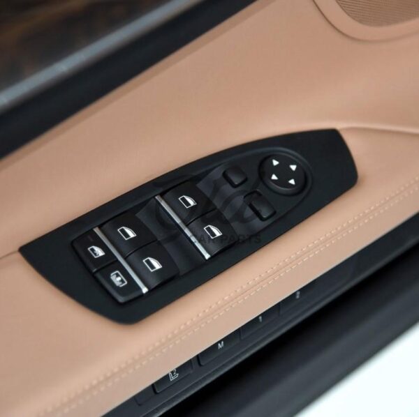Moldura Bege Comutador de Vidros Condutor BMW Série 7 F01 F02 2009-2016 - Image 3