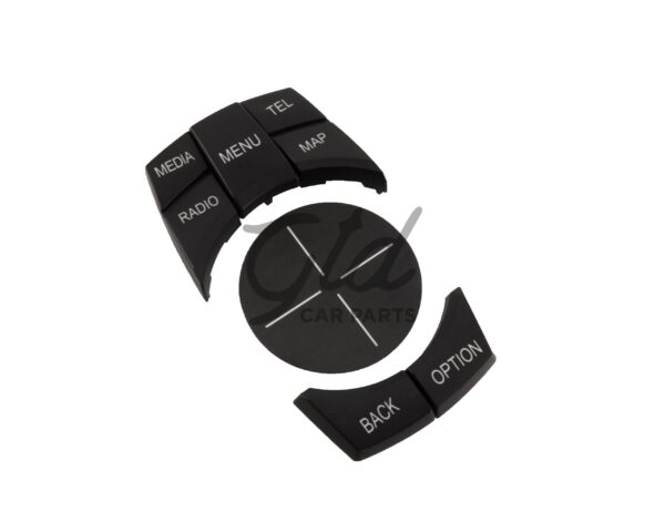 Conjunto de 6 Botões IDRIVE NBT BMW 1/2/3/4/5/6/7 X3 X4 X5 X6  F25 F15 F16 F30 F10 F01 Versão 2 - Image 3