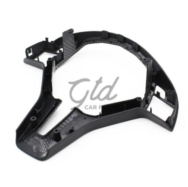 Moldura 25mm Volante Preto / Carbono Mercedes-Benz AMG Classe A B C E CLA GLA CLS W176 W246 W204 W212 2011-2019 - Image 3