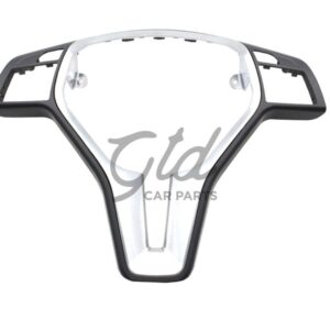 Moldura 25mm Volante Cinza Escuro / Cromada Mercedes-Benz AMG Classe A B C E CLA GLA CLS W176 W246 W204 W212 2011-2019