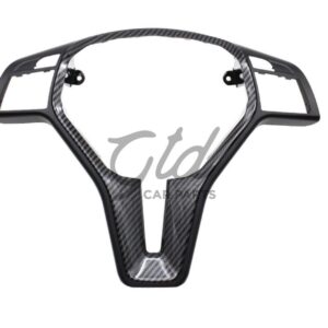 Moldura 25mm Volante Preto / Carbono Mercedes-Benz AMG Classe A B C E CLA GLA CLS W176 W246 W204 W212 2011-2019