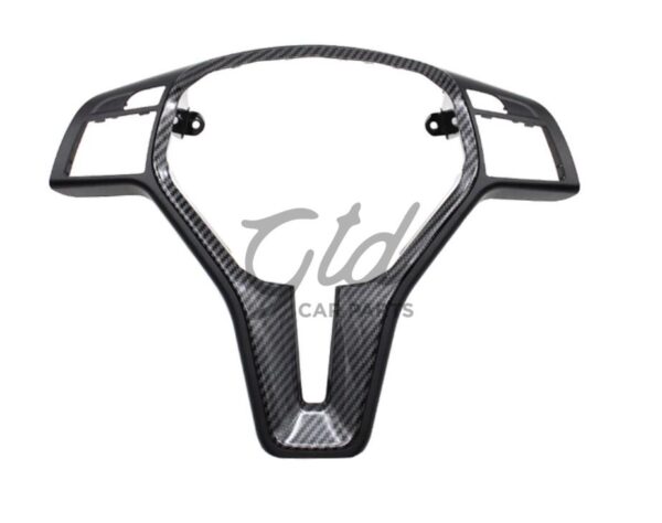 Moldura 25mm Volante Preto / Carbono Mercedes-Benz AMG Classe A B C E CLA GLA CLS W176 W246 W204 W212 2011-2019