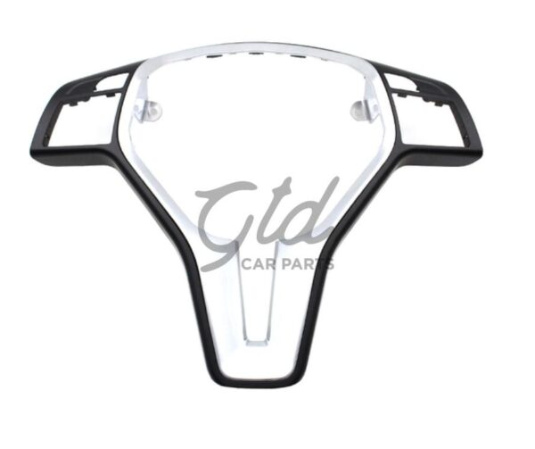 Moldura 25mm Volante Preto/Cromada Mercedes-Benz AMG Classe A B C E CLA GLA CLS W176 W246 W204 W212 2011-2019