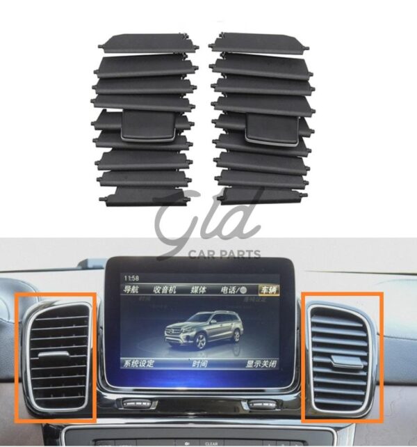 KIT Reparação Grelhas Ventilação Centrais Mercedes-Benz GLE GLS W166 W292 2015-2019