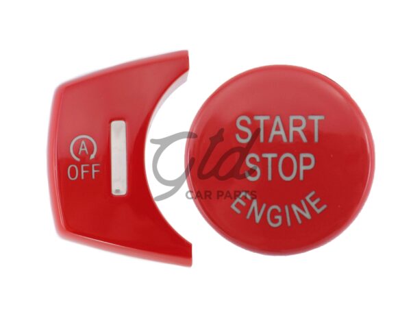 Botões Start Stop + Auto OFF Vermelho BMW X3 X4 X5 X6 F25 F26 F15 F16 2011-2018 VERSÃO 1