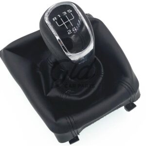 Moca Velocidades C/ Fole Preto Skoda Octavia Superb II YETI 2008-2012