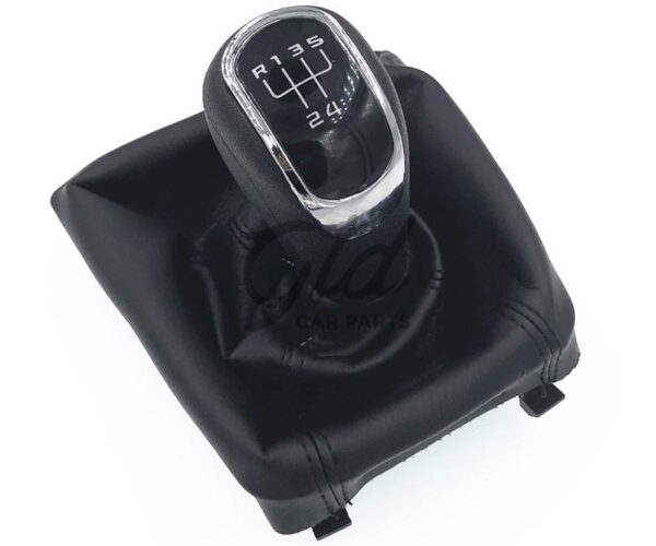 Moca Velocidades C/ Fole Preto Skoda Octavia Superb II YETI 2008-2012