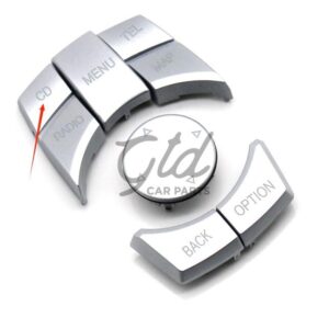 Conjunto de 6 Botões IDRIVE CIC BMW 1/2/3/4/5/6/7 X3 X4 X5 X6  - CD