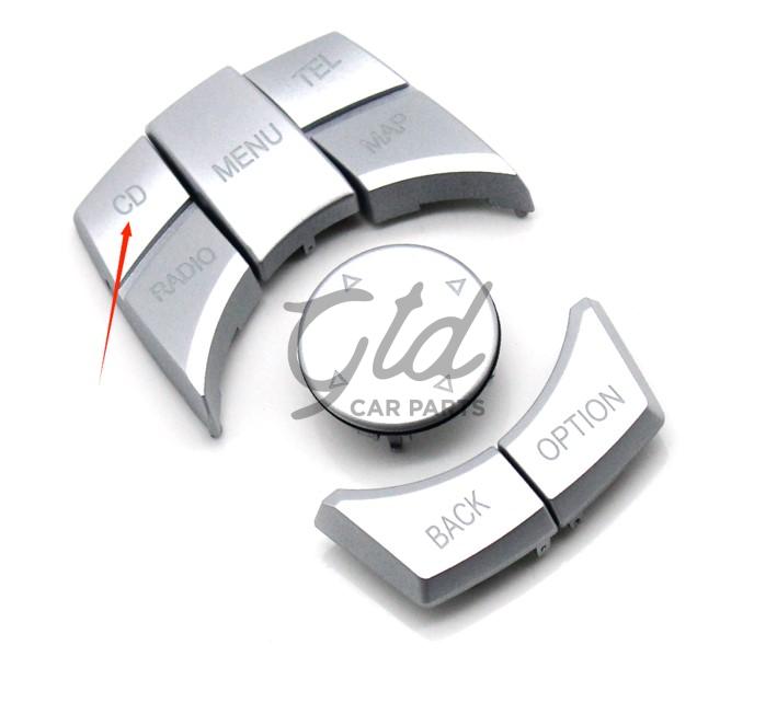 Conjunto de 6 Botões IDRIVE CIC BMW 1/2/3/4/5/6/7 X3 X4 X5 X6 - CD