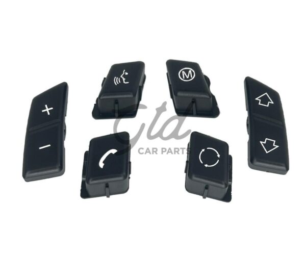 Botões P/ Comandos Volante BMW Série 1 3 X1 E81 E82 E87 E90 E91 E84 Versão 2