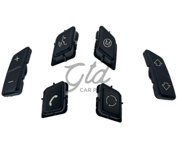 Botões P/ Comandos Volante BMW Série 1 3 X1 E81 E82 E87 E90 E91 E84 Versão 1