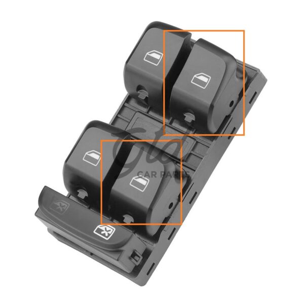 Botão Interruptor de Vidros Condutor Lado Direito AUDI A4 B8 8K Q5 8R A5 8F 8T - Image 3