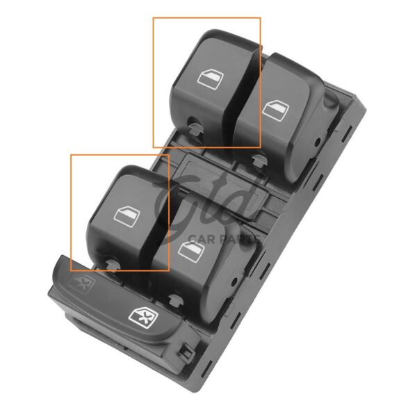 Botão Interruptor de Vidros Condutor Lado Esquerdo AUDI A4 B8 8K Q5 8R A5 8F 8T - Image 3