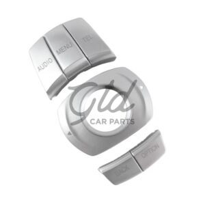Pack 5 Botões IDRIVE CIC Cinza BMW Série 1 2 3 4 X1 I3 F20 F22 F45 F30 F32 I3 2010-2020