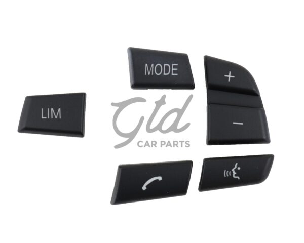 Conjunto 5 Botões Volante BMW Série 1 2 3 4 5 6 7 X3 X4 X5 X6 F20 F22 F30 F32 F10 F01 F25 F26 F15 F16 Versão A