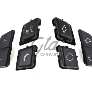 Pack 6 Botões Comandos de Volante BMW Série 3 X1 E90 E91 E92 E84 2005-2015 Versão B
