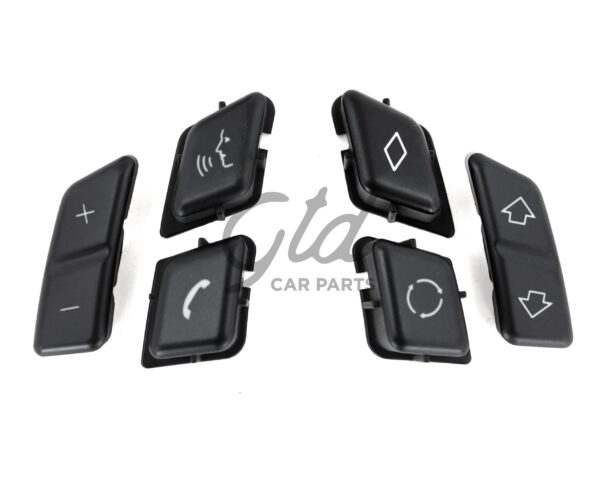 Pack 6 Botões Comandos de Volante BMW Série 3 X1 E90 E91 E92 E84 2005-2015 Versão B