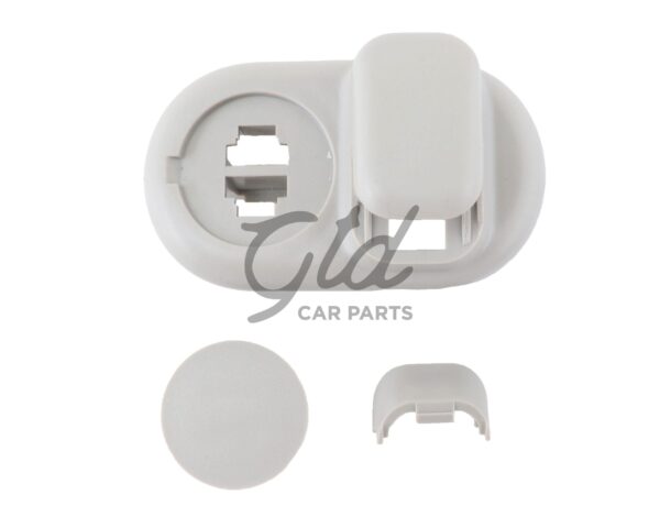 Fixador Frontal Pala de Sol Lateral Cinza MINI F55 F56 F60 2014-2022
