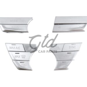 Botões Cromados Módulo Ar Condicionado / Rádio BMW Série 5 6GT 7 G30 G11 2016-2023 Versão 1