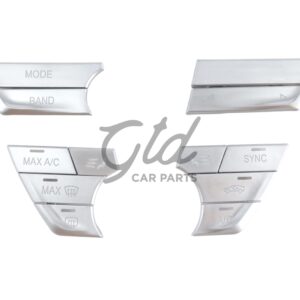 Botões Cromados Módulo Ar Condicionado / Rádio BMW Série 5 6GT 7 G30 G11 2016-2023 Versão 3