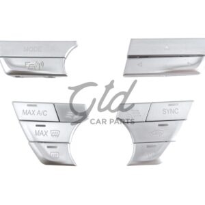 Botões Cromados Módulo Ar Condicionado / Rádio BMW Série 5 6GT 7 G30 G11 2016-2023 Versão 4