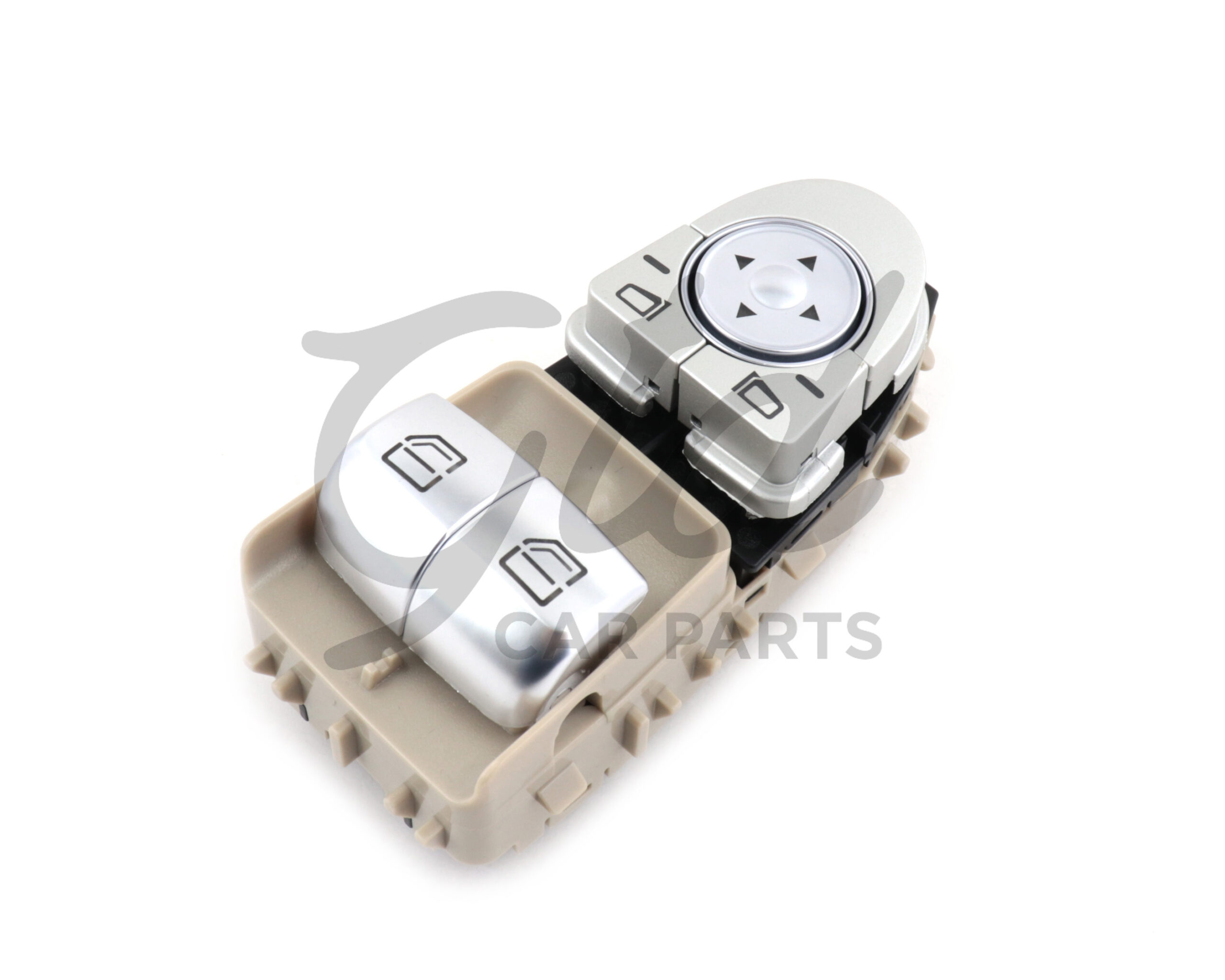 Comutador Vidros Condutor Bege Mercedes-Benz W205 2015-2021 S/ Esp Rebatível