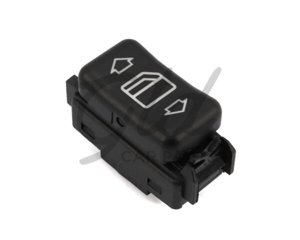 Interruptor de Vidros Direito Preto Mercedes-Benz Classe S E G 190 W126 W124 W463 1979-1996