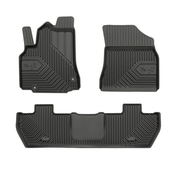 PACK 3 TAPETES BORRACHA NO.77 PEUGEOT PARTNER II 2008-2018