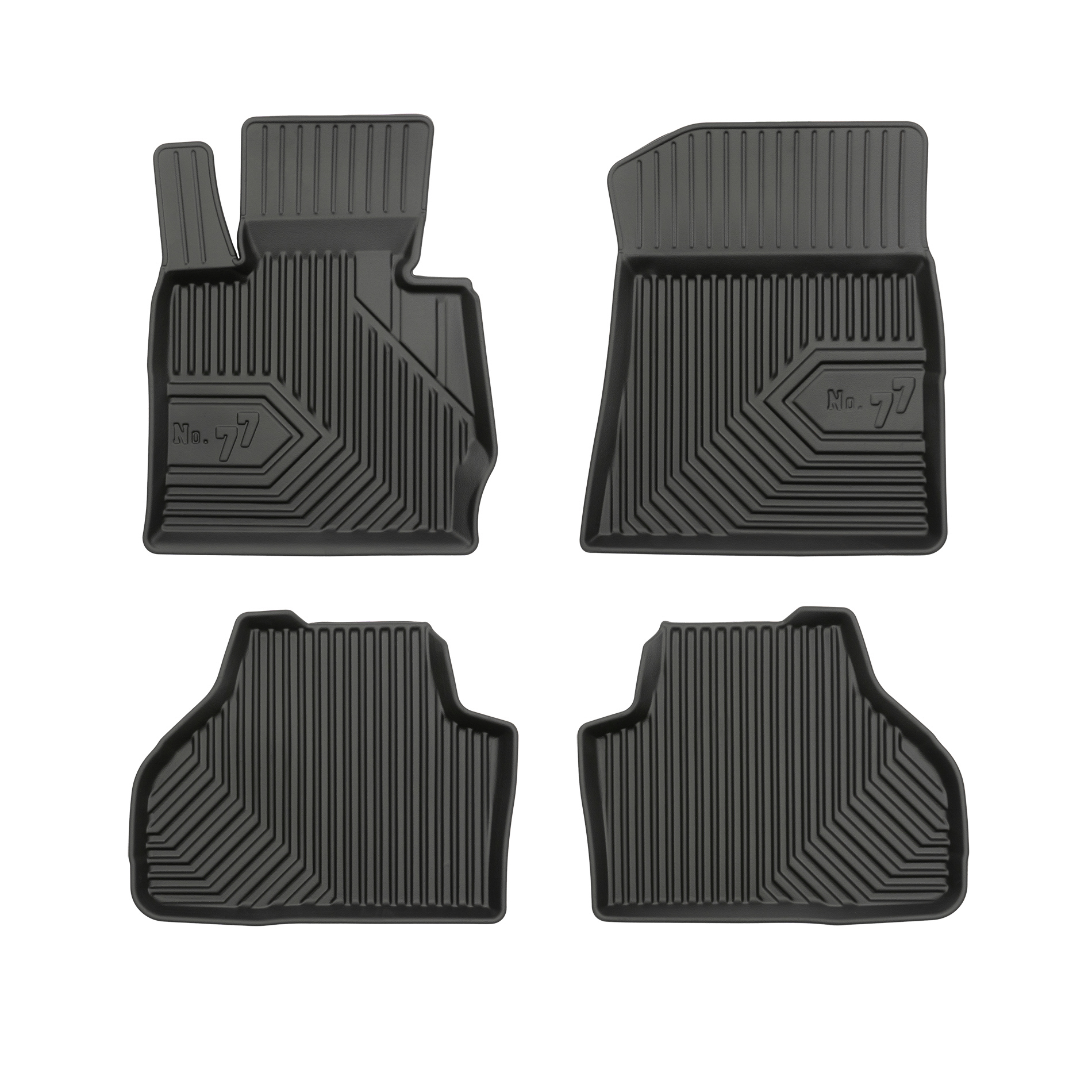PACK 4 TAPETES BORRACHA NO.77 BMW X3 F25 SUV 2010-2017