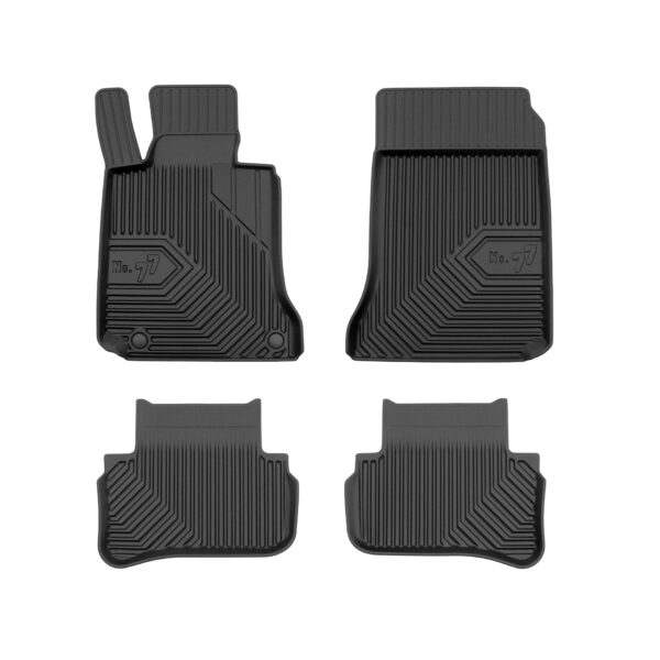 PACK 4 TAPETES BORRACHA NO.77 MERCEDES-BENZ CLASSE C W204 2007-2014