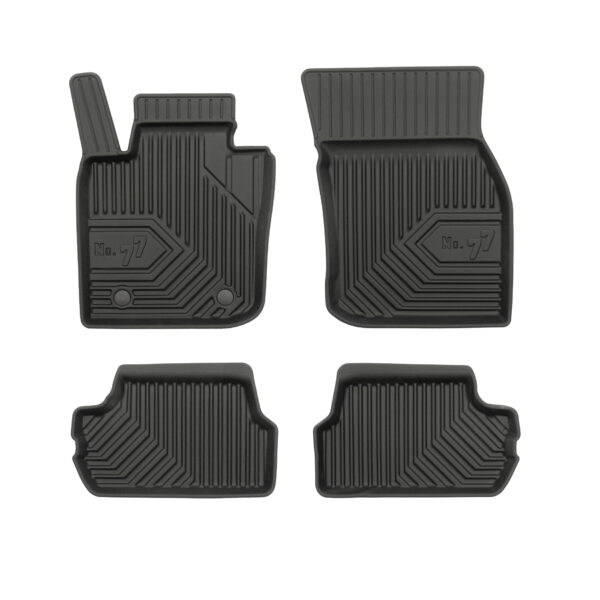 PACK 4 TAPETES BORRACHA NO.77 MINI COOPER III 3 PORTAS AUTOMÁTICO 2014->